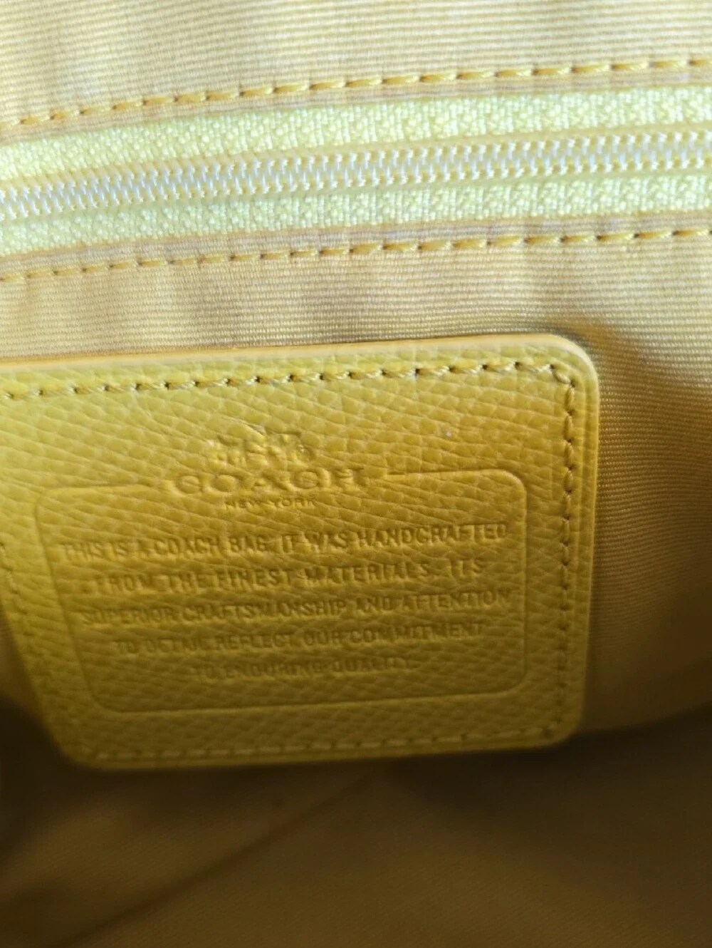 Coach bicolor crossgrain